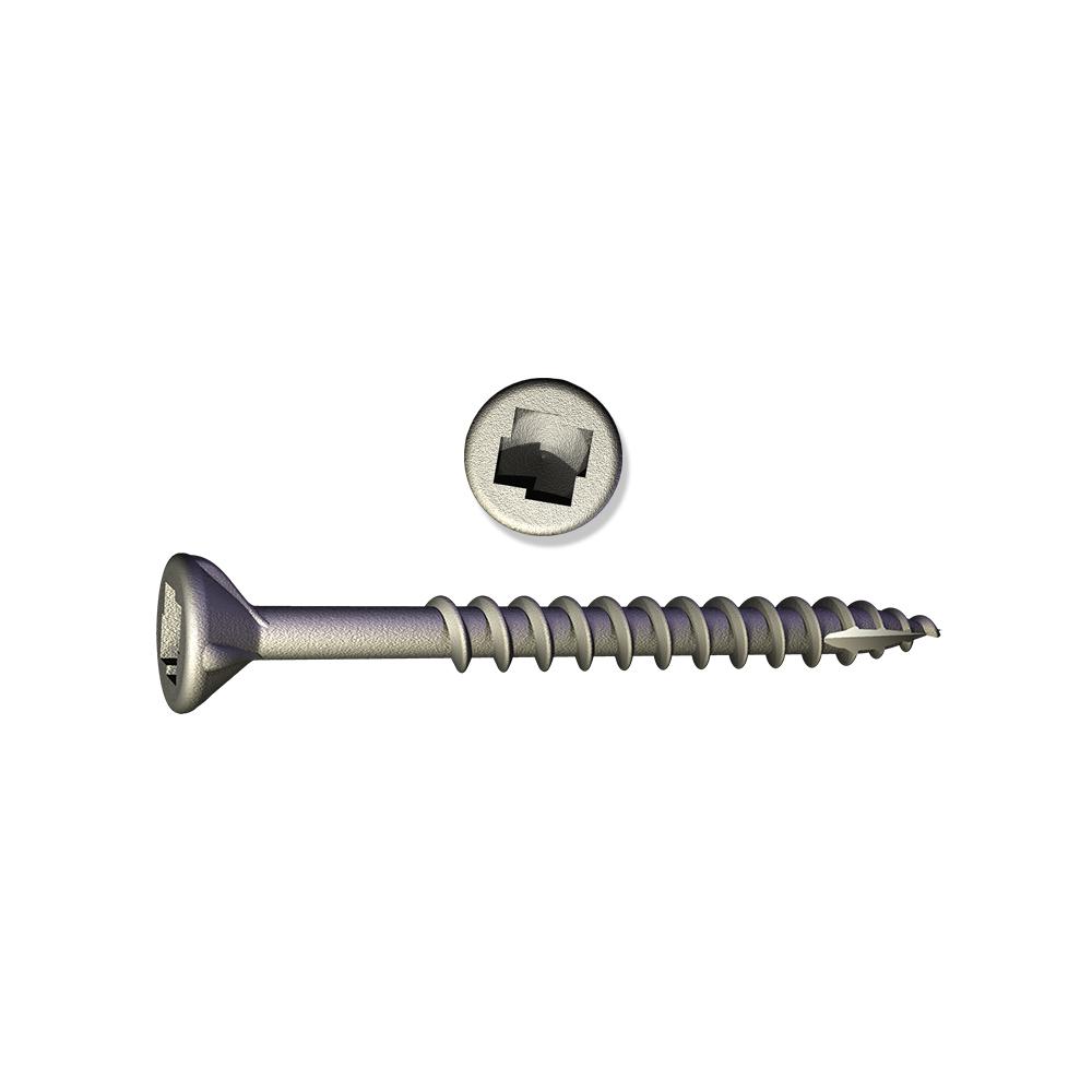 Grabber 8 x 2 in. Lox FlatHead Wood Deck Screws (25Pack)21955 The