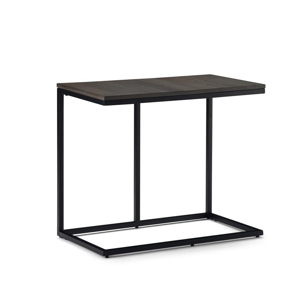 Simpli Home Ward Solid Mango Wood And Metal 28 In Warm Grey