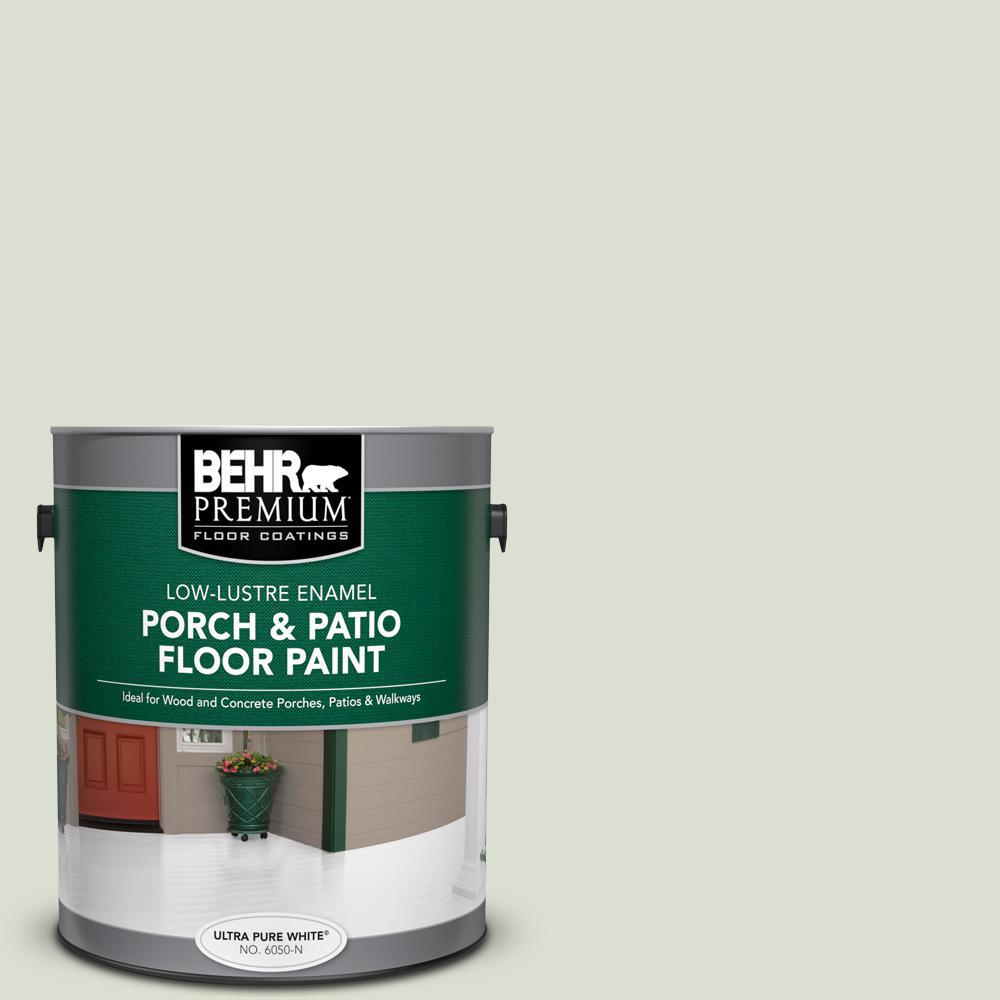 BEHR Premium 1 gal. PPL47 Sage Tint LowLustre Enamel Interior