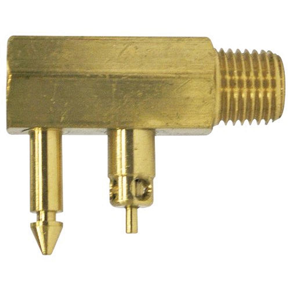 Chrome-Plated Brass Under 90 HP Attwood 88FTH014-6 Honda Fuel Tank Fitting Male 1//4 NPT