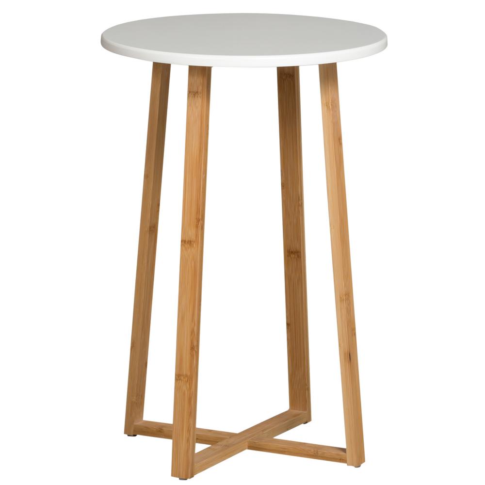 Eccostyle White Tall Display Table Cbbft0013wm The Home Depot Eccostyle White Tall Display Table