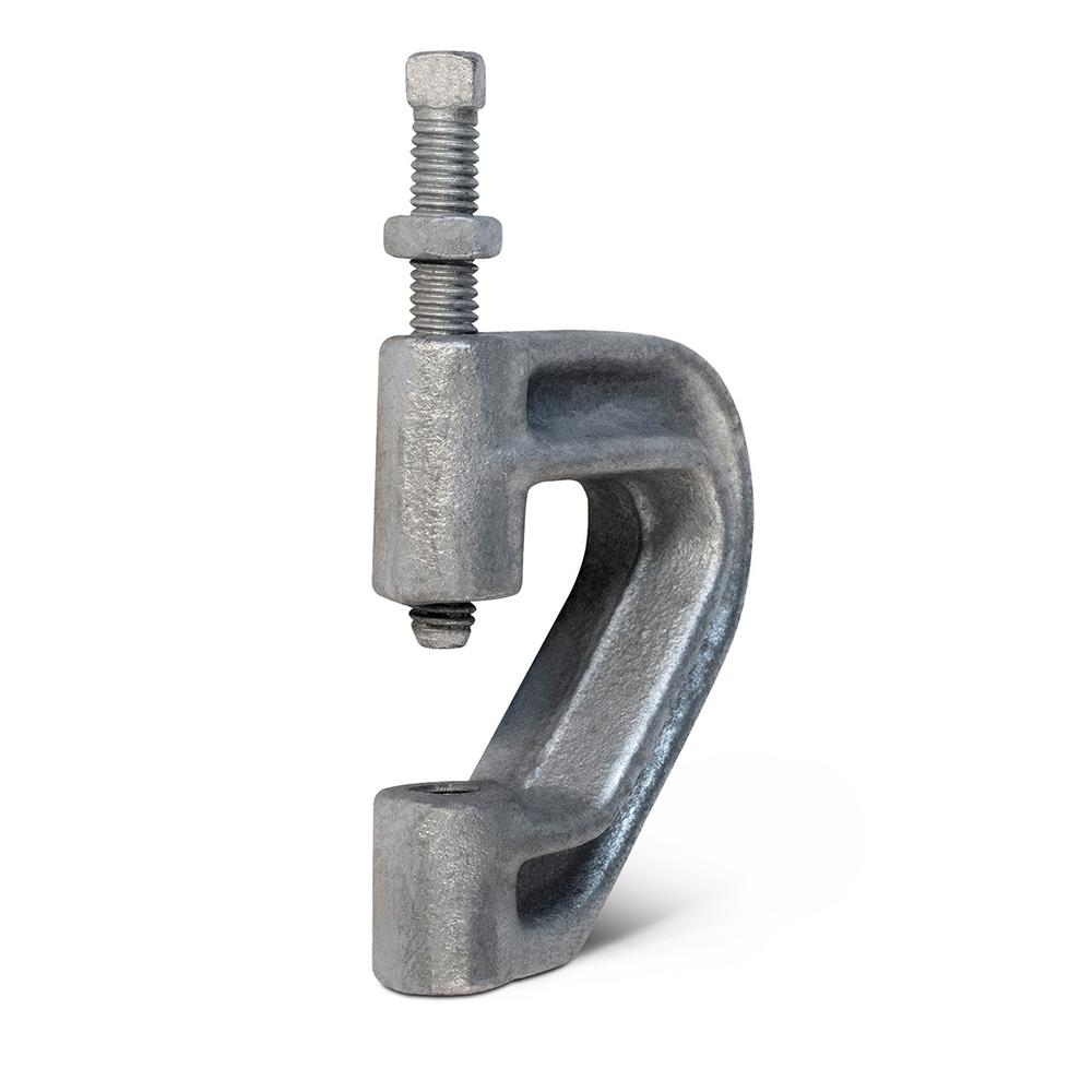 threaded rod purlin clamp electro galvanized beam iron plumber choice pack hangers pipe