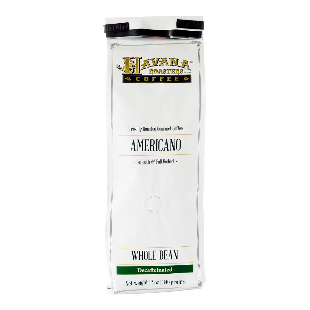 Havana Roasters Americano Decaf 3 12 Oz Coffee Bags Whole Havana Roasters Americano Decaf 3 12 Oz Coffee Bags Whole Beans