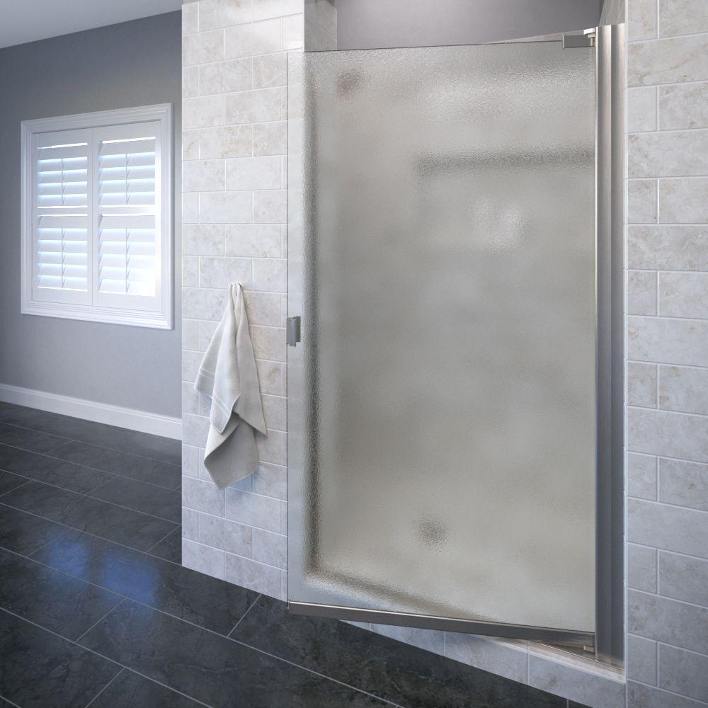 Basco Armon 28 1 8 In X 66 Semi Frameless Pivot Shower Door Basco Armon 28 1 8 In X 66 Semi Frameless