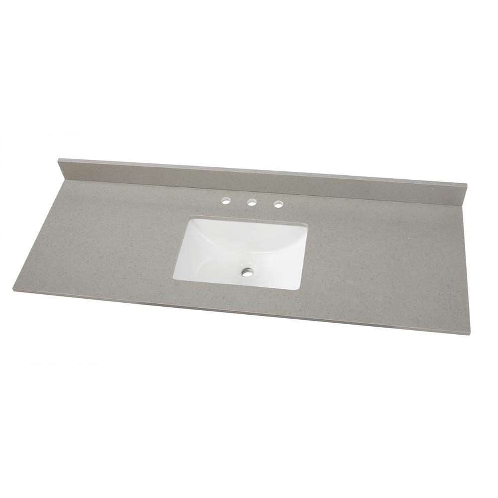 Grey Quartz Bathroom Vanity Top Urban Home Interior Engineered Quartz Composite Vanity Tops Bathroom Vanities The Rh Homedepot Com