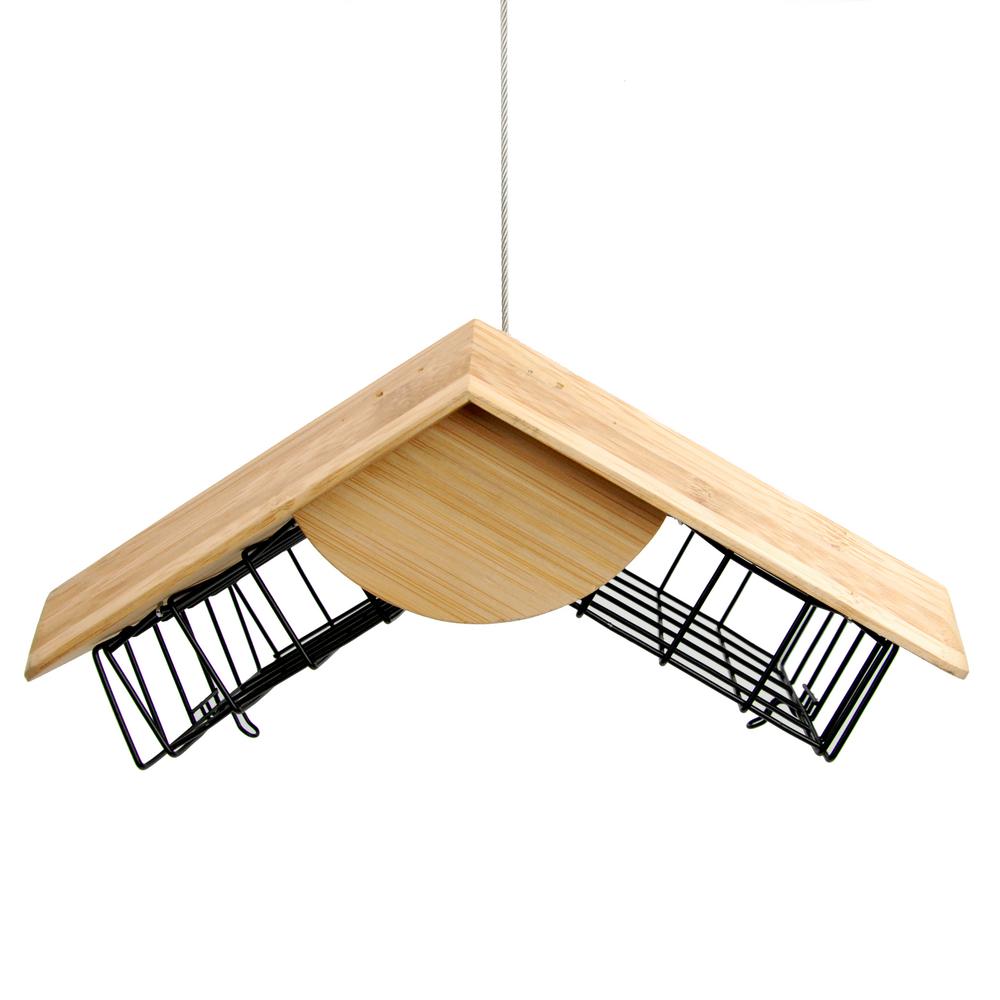 UPC 078978540446 product image for Perky-Pet Loft Bamboo Double Suet Hanging Bird Feeder | upcitemdb.com