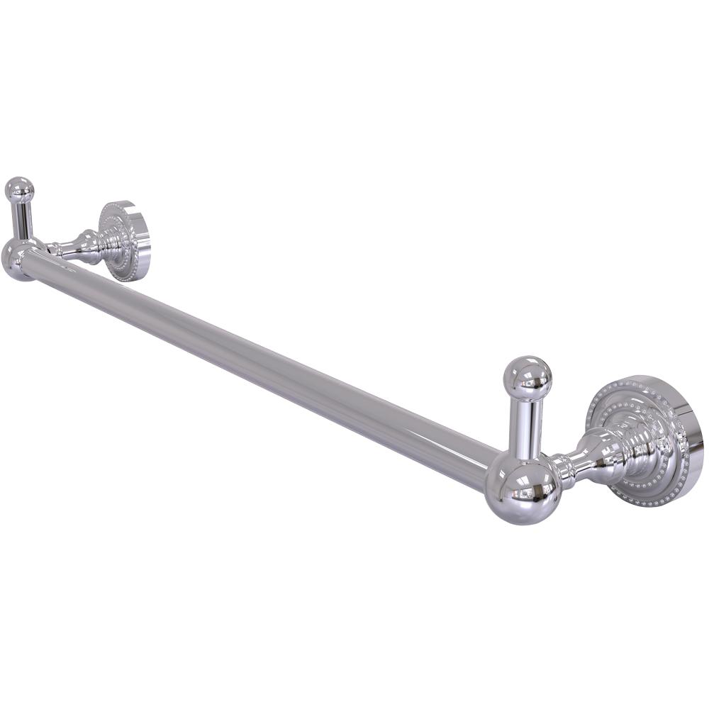 Allied Br Dottingham Collection 24 In Towel Bar With Integrated Allied Br Dottingham Collection 24 In Towel Bar With Integrated Hooks Polished Chrome