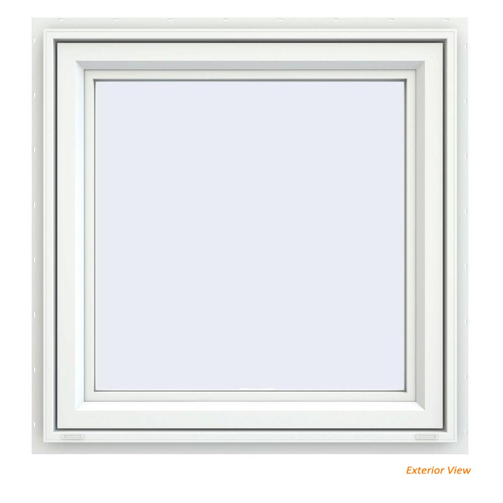 JELD WEN 295 In X 295 In V 4500 Series White Vinyl Awning Window