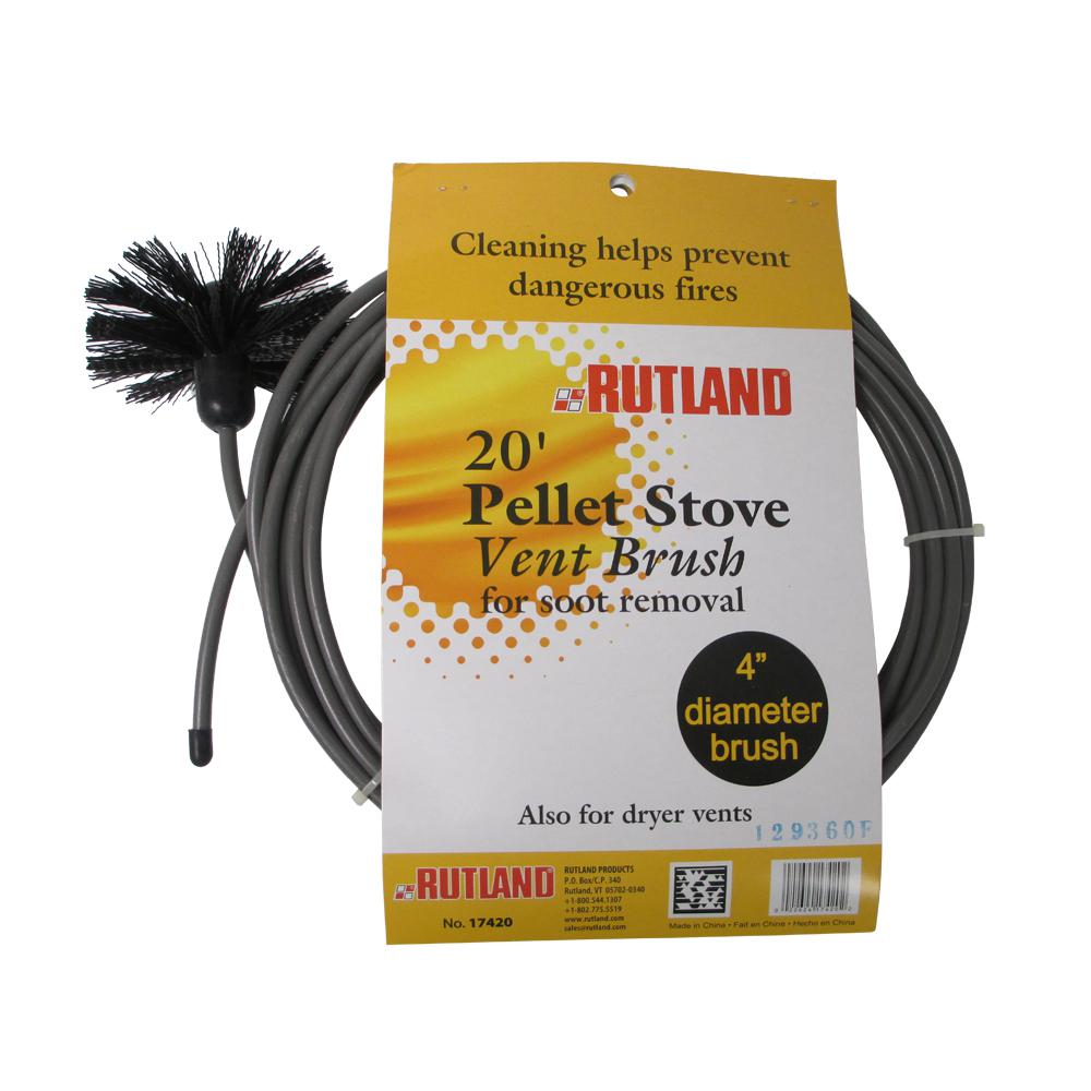 Rutland 4 inch Pellet Stove/Dryer Vent Brush by Rutland