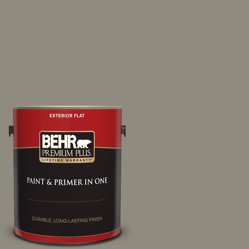 BEHR Premium Plus 1 gal. #MQ6-25 Pavement Gray Flat ...