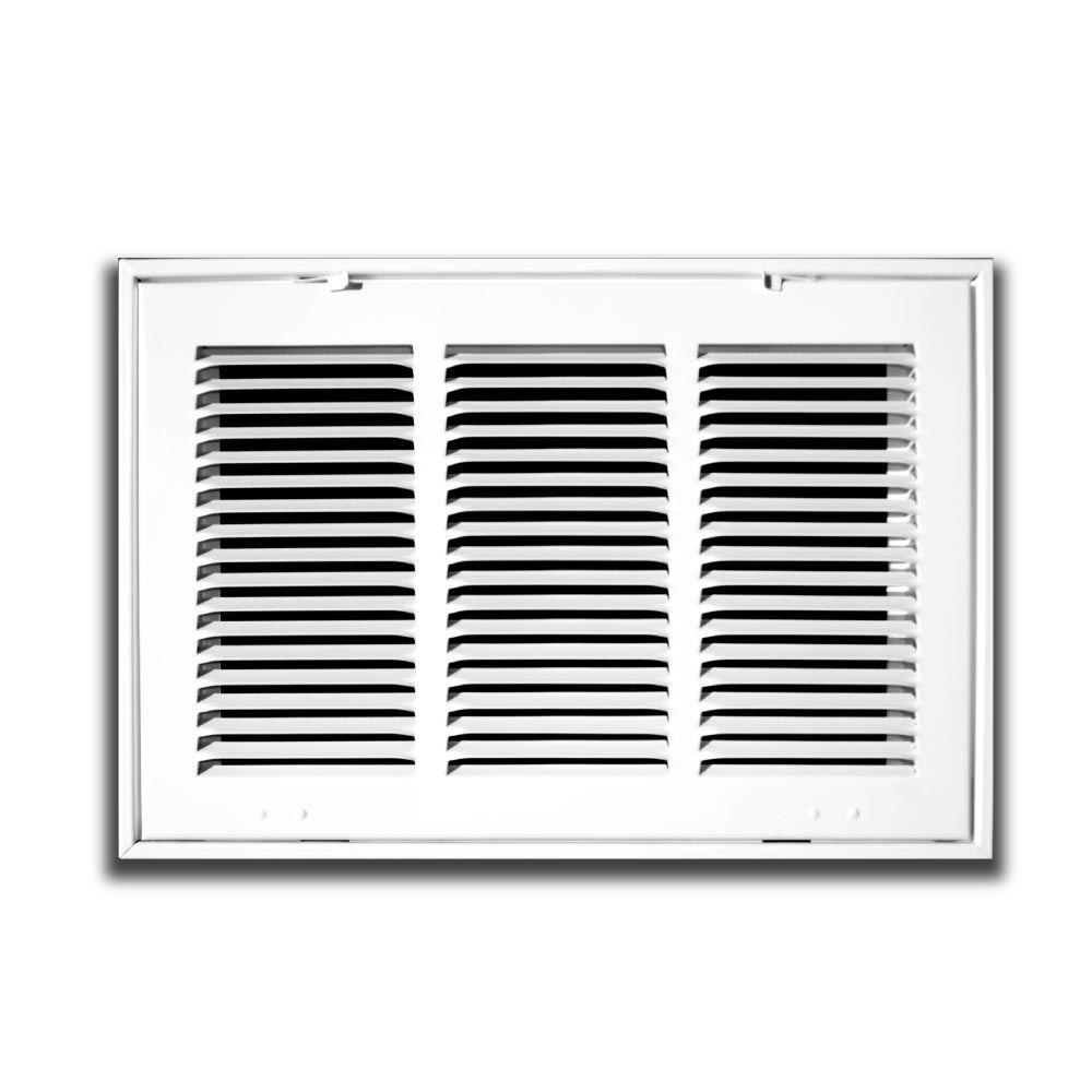 TruAire 24 in. x 16 in. White Return Air Filter Grille-H190 24X16 ...