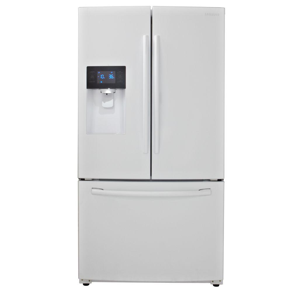 24.6 cu. ft. French Door Refrigerator in White