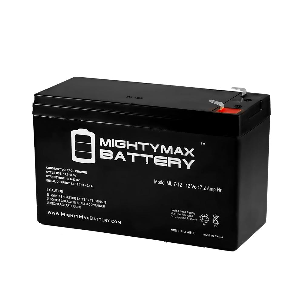 Mighty Max Battery 12 Volt 7 Ah Sealed Lead Acid Sla Rechargeable