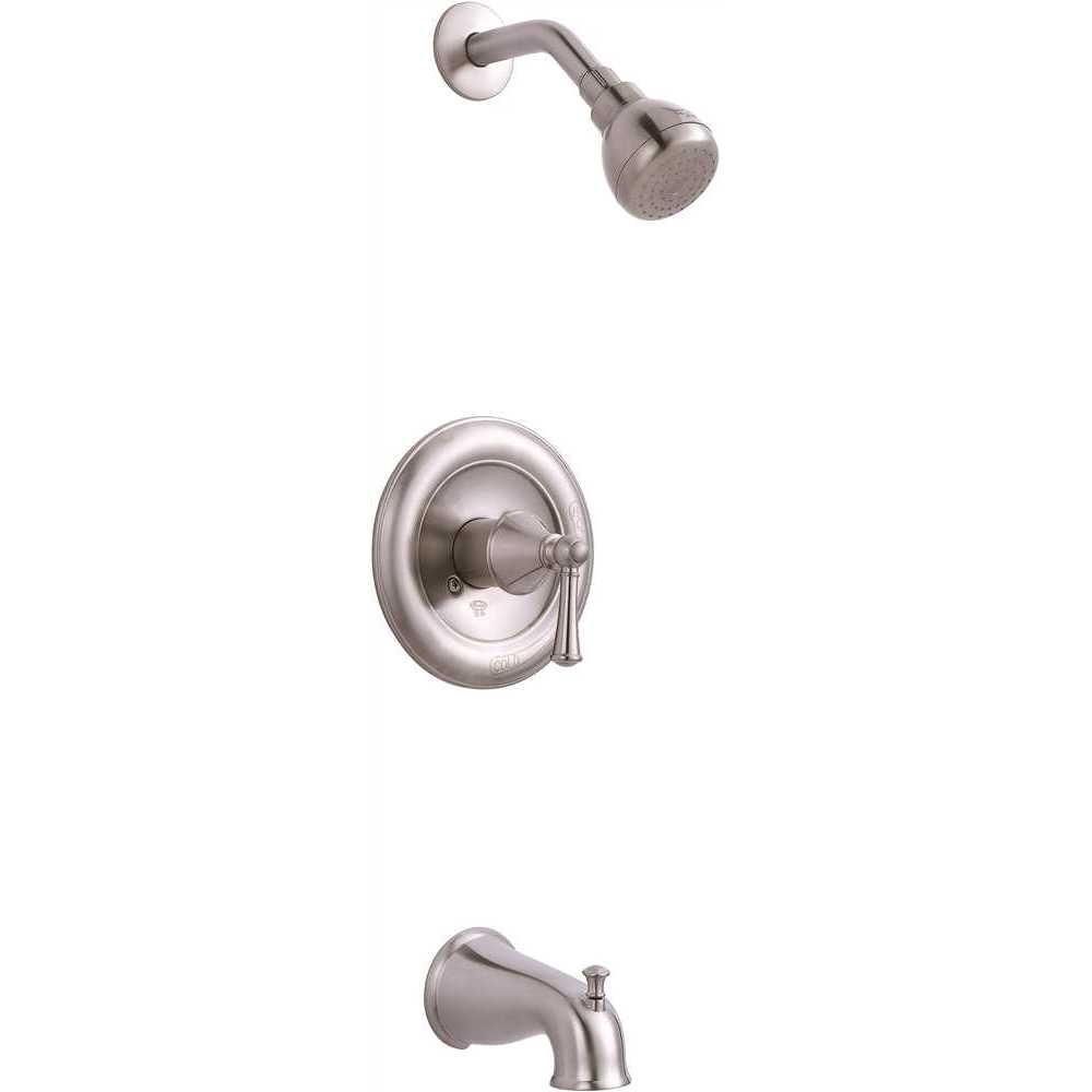 Best Rated Ceramic Disc Valves Bathtub Shower Faucet Combos Sonoma Single Handle 1 Spray Tub And Shower Faucet In Brushed Nickel