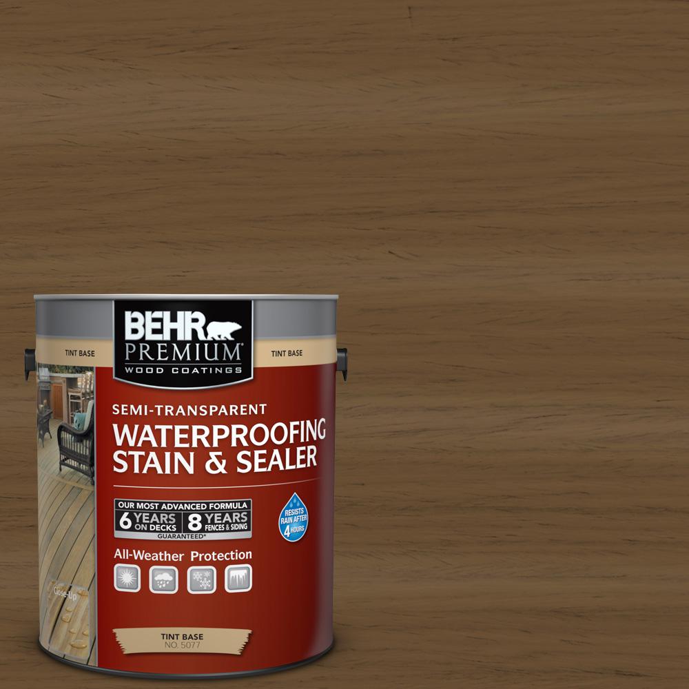 Behr Premium 1-gal. #st-109 Wrangler Brown Semi-transparent 