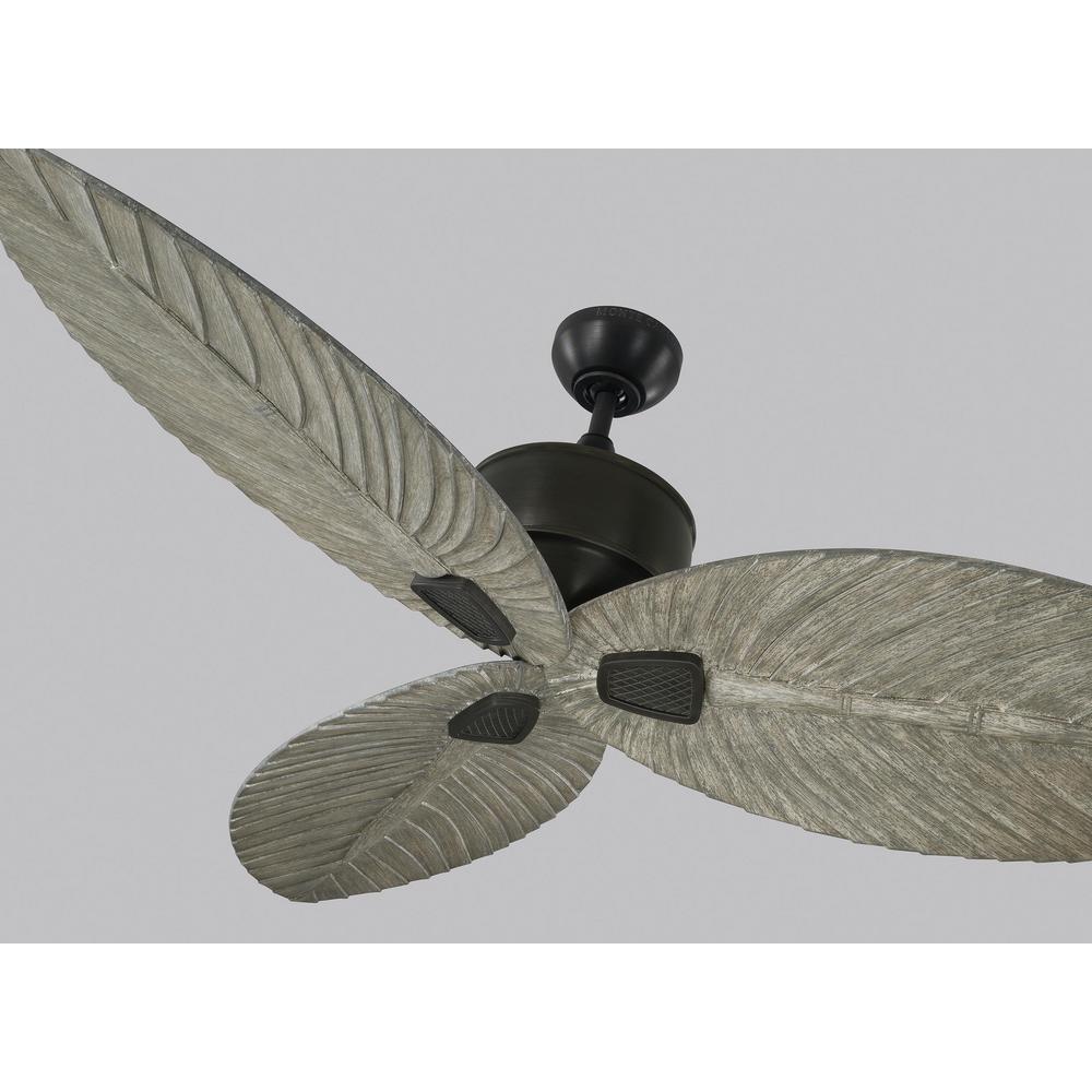 Monte Carlo Delray 56 In Indoor Outdoor Aged Pewter Ceiling Fan