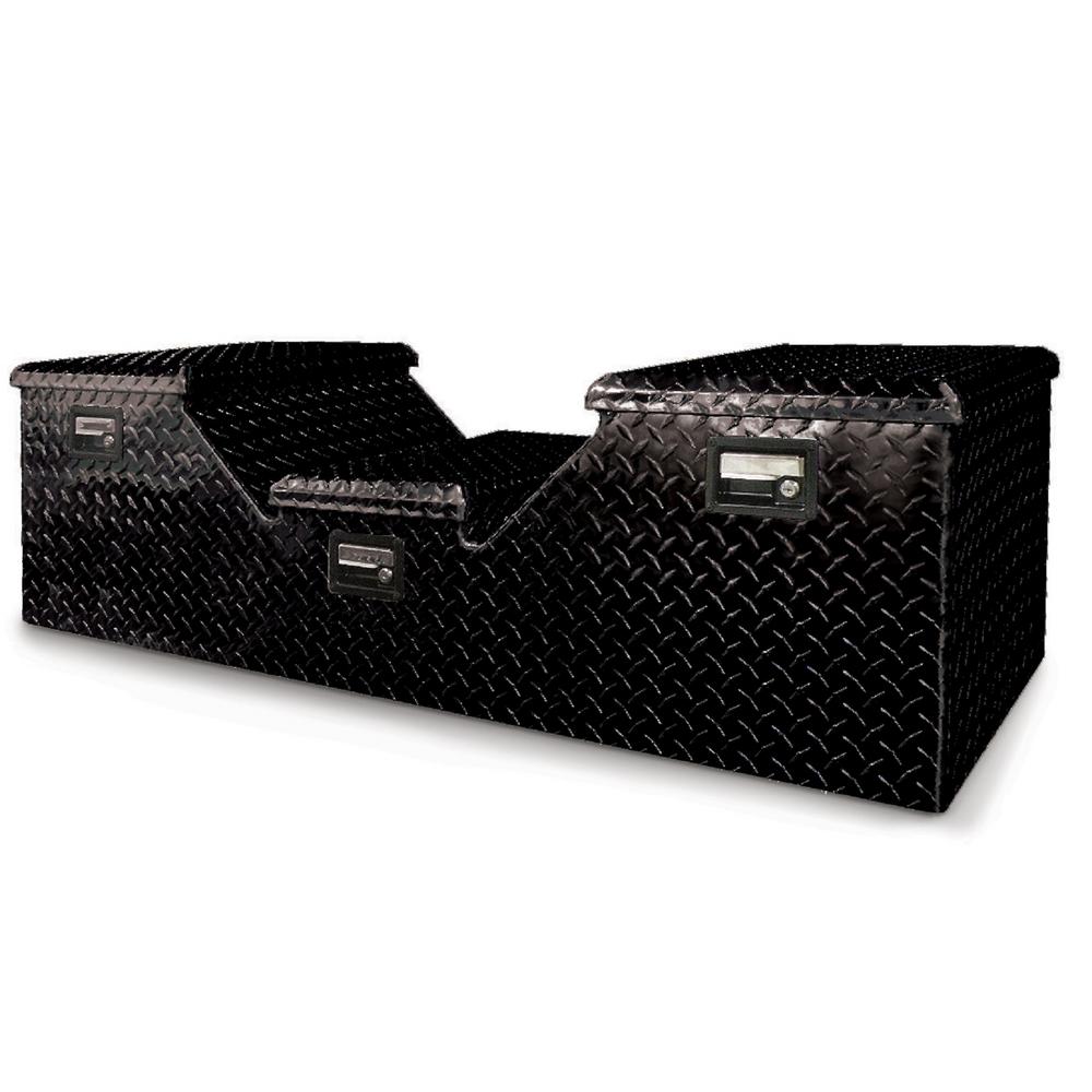 Weather Guard Aluminum LoSide Truck Box in Black174501 The Home Depot