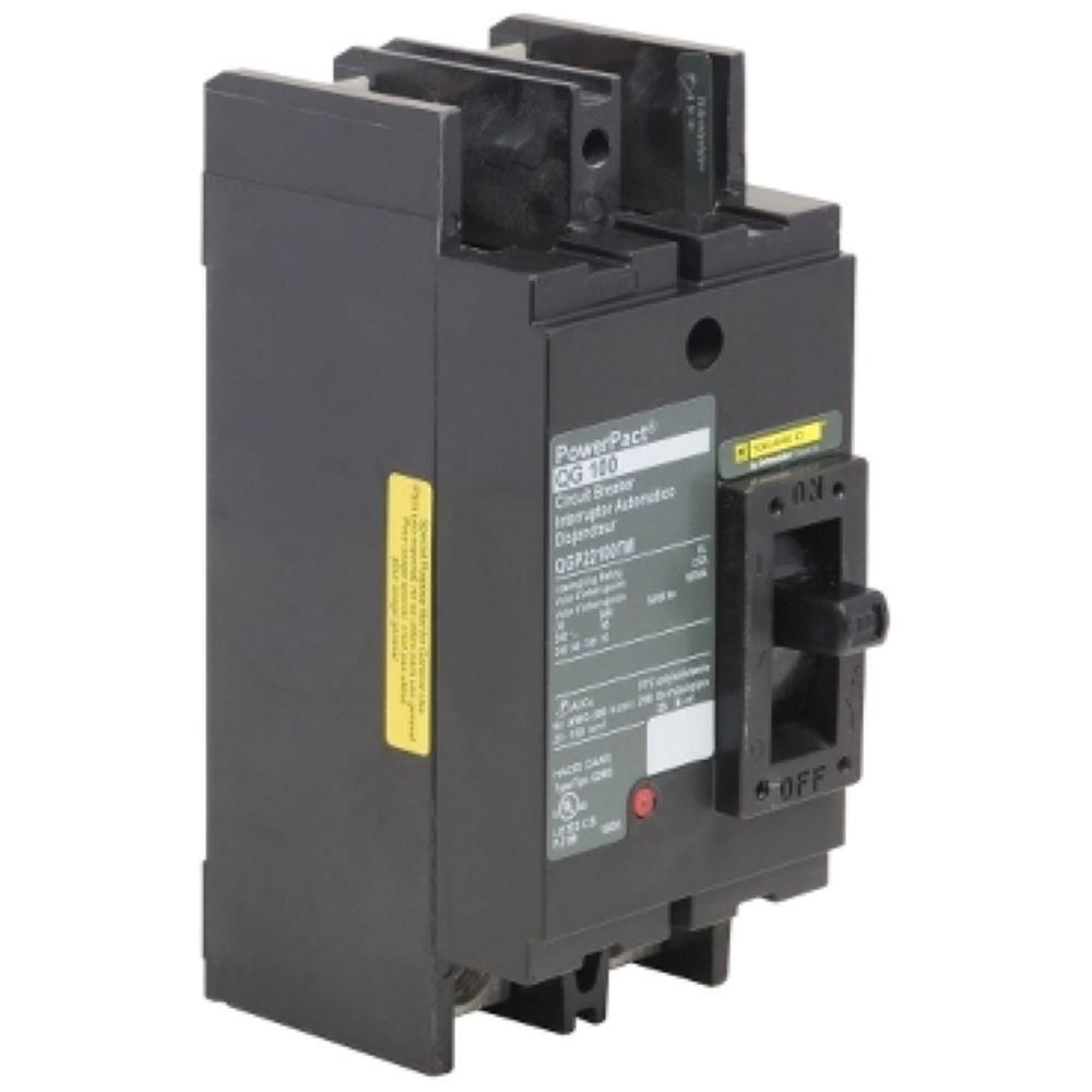 Square D Powerpact 175 Amp 25ka 2 Pole Q Frame Molded Case Circuit Breaker Qdp22175tm The Home Depot