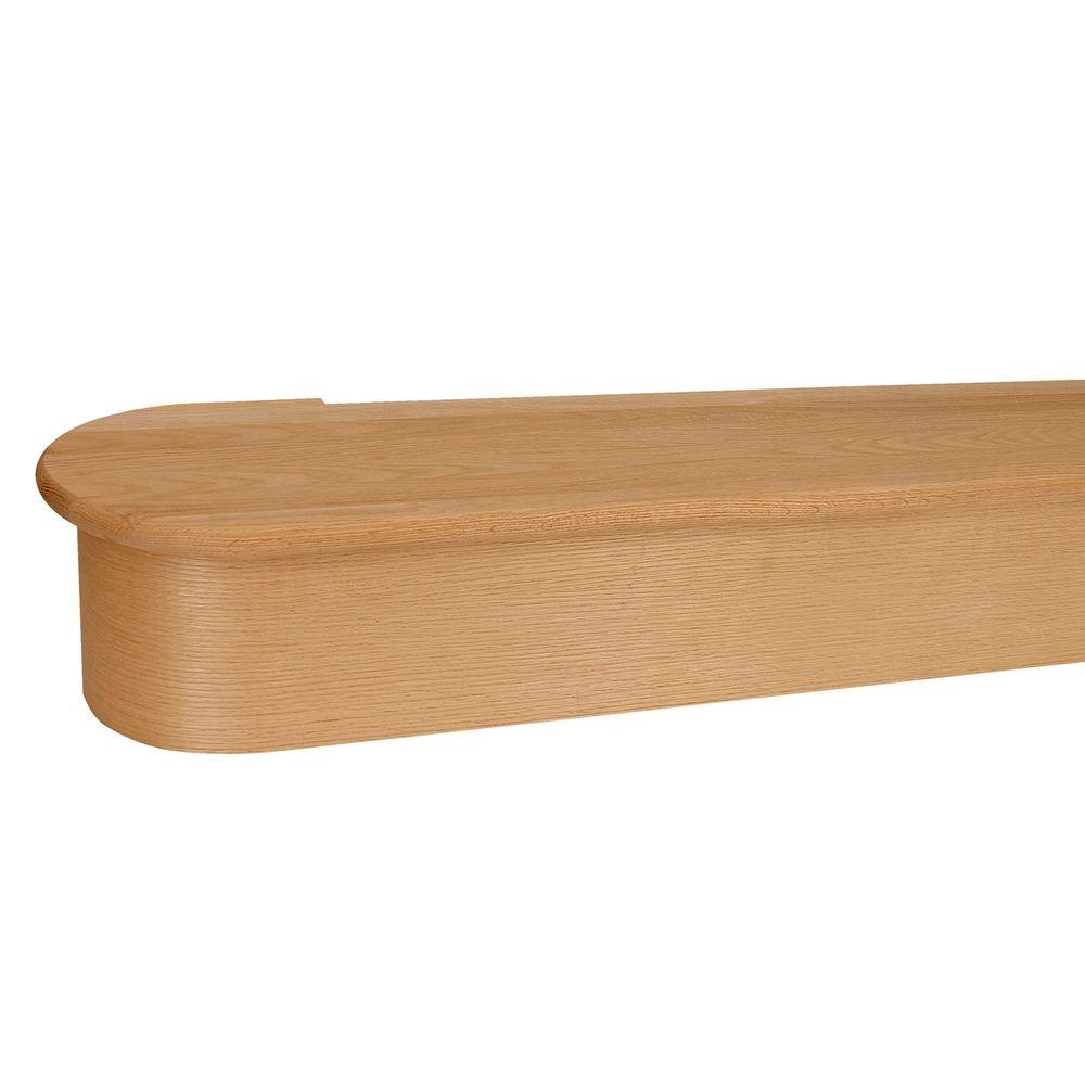 Stair Parts 48 In X 7 1 4 3 Pine Riser 8010e 048 12 1 2 In X 70 3 8 Red
