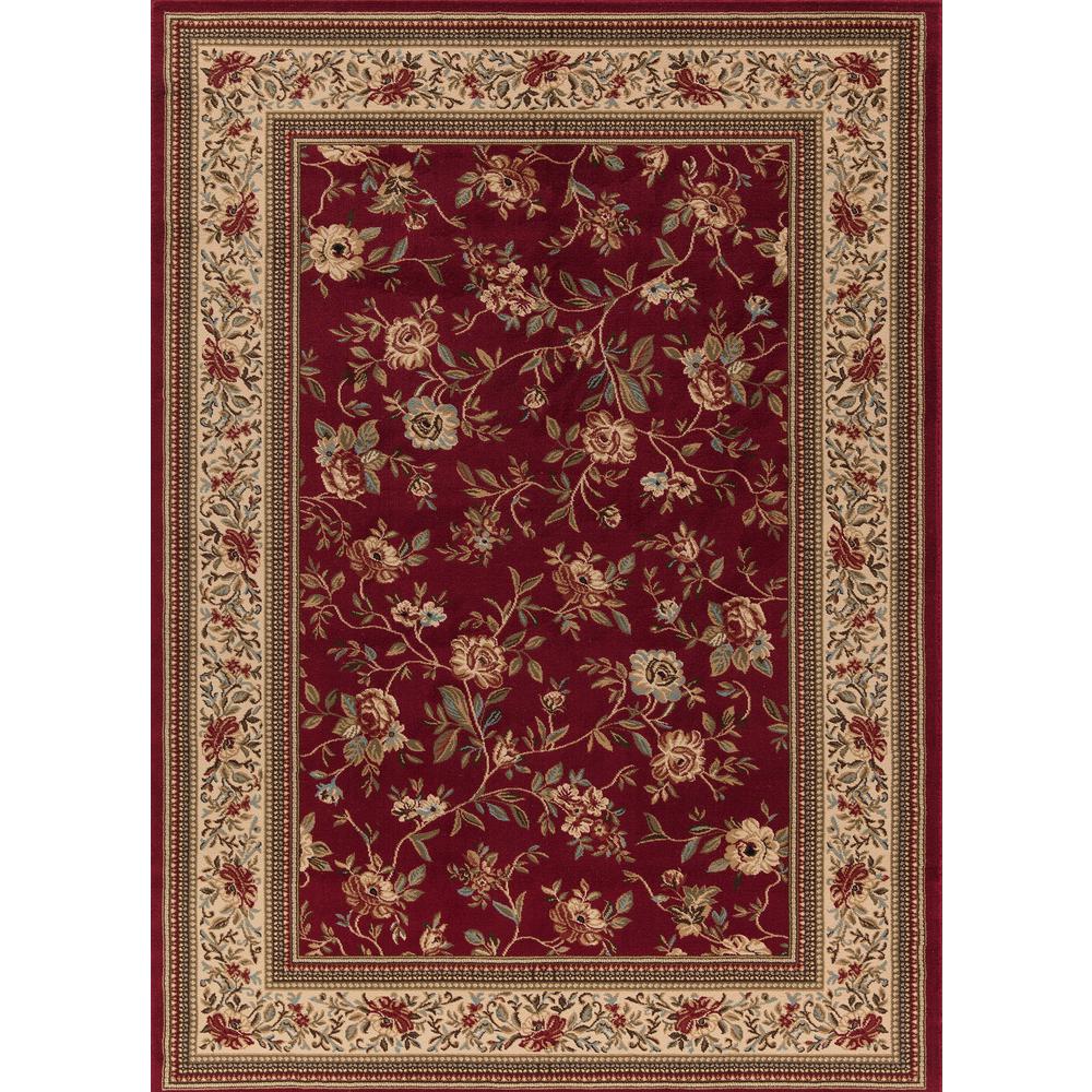 Concord Global Trading Ankara Fl Garden Red 8 Ft X 11 Concord Global Trading Ankara Fl