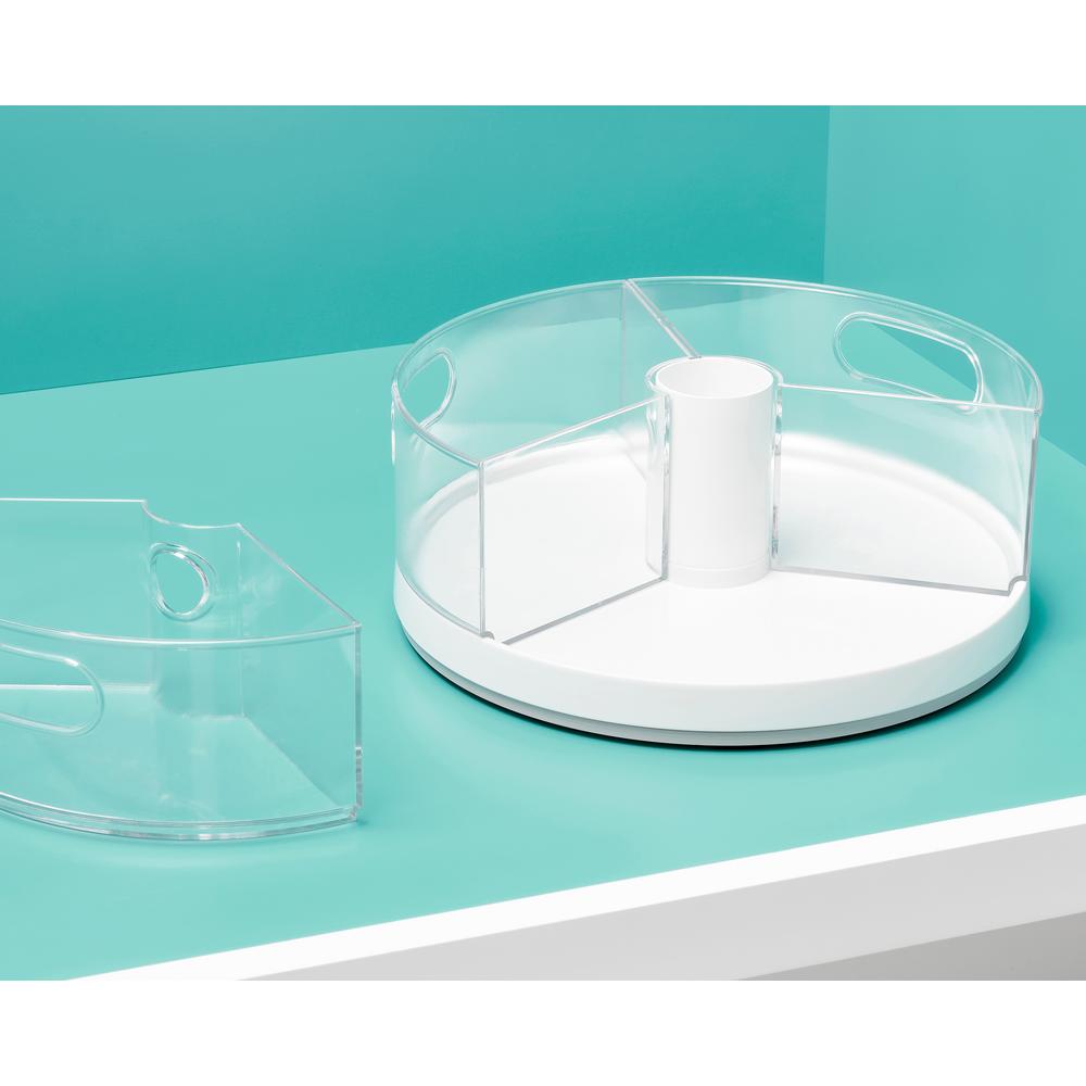 crazy susan 2 tier turntable