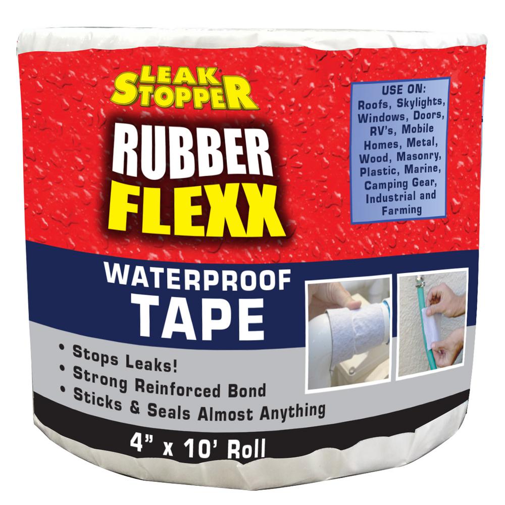 Leak Stopper Rubber Flexx 4 in. x 10 ft. Waterproof Tape Barrier4602