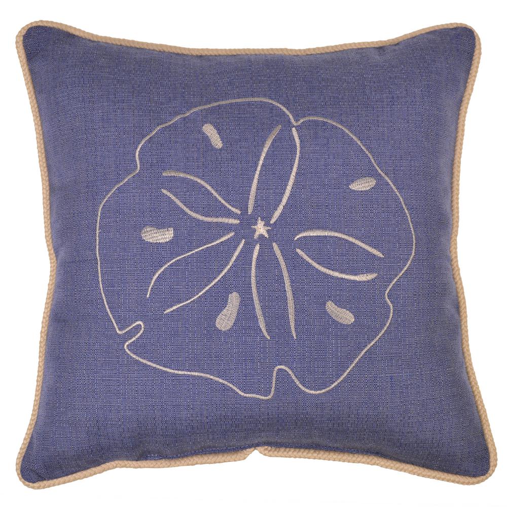 Plantation Patterns, LLC Sand Dollar Square Outdoor Throw Pillow8051