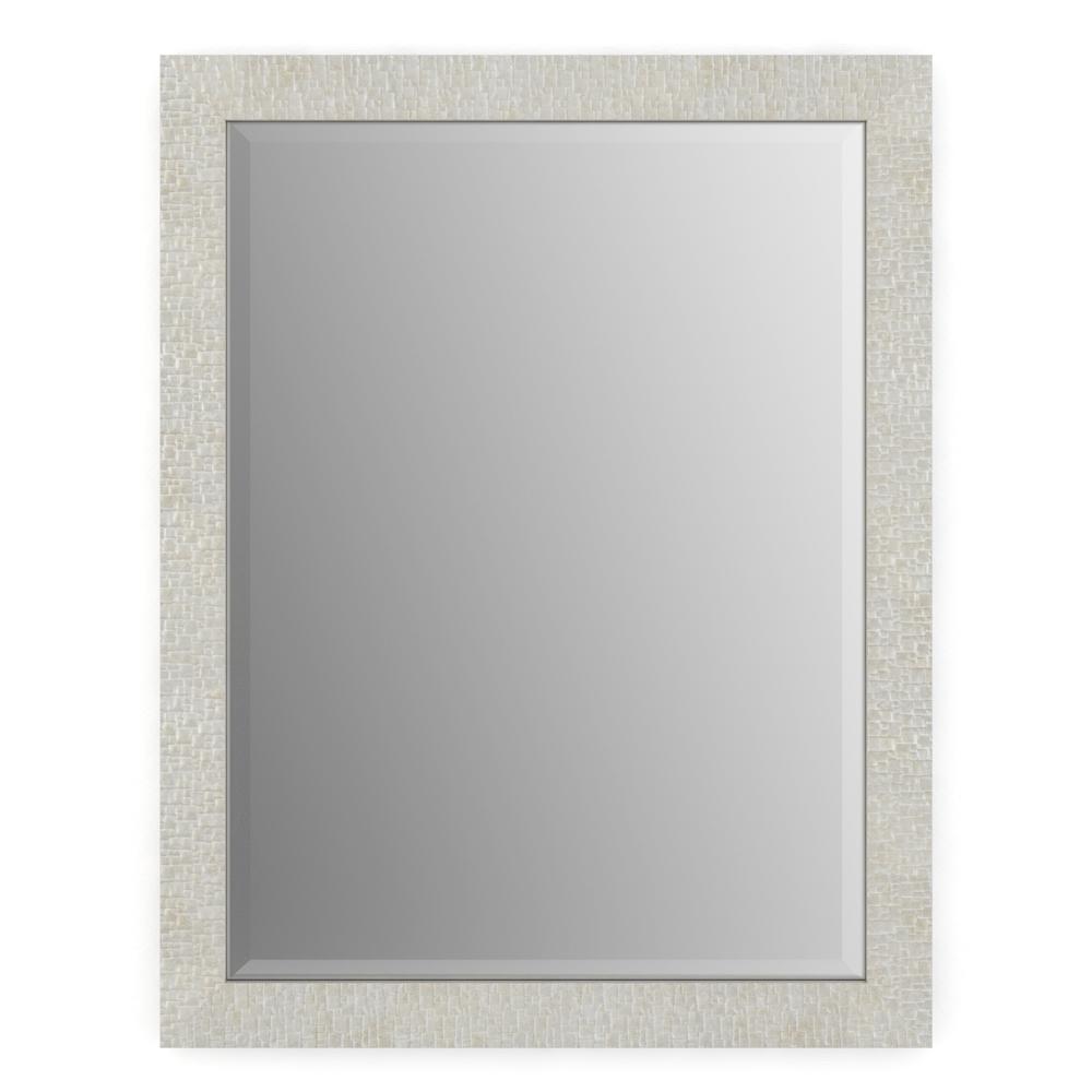 Delta 23 in. x 33 in. (S2) Rectangular Framed Mirror with Deluxe Glass