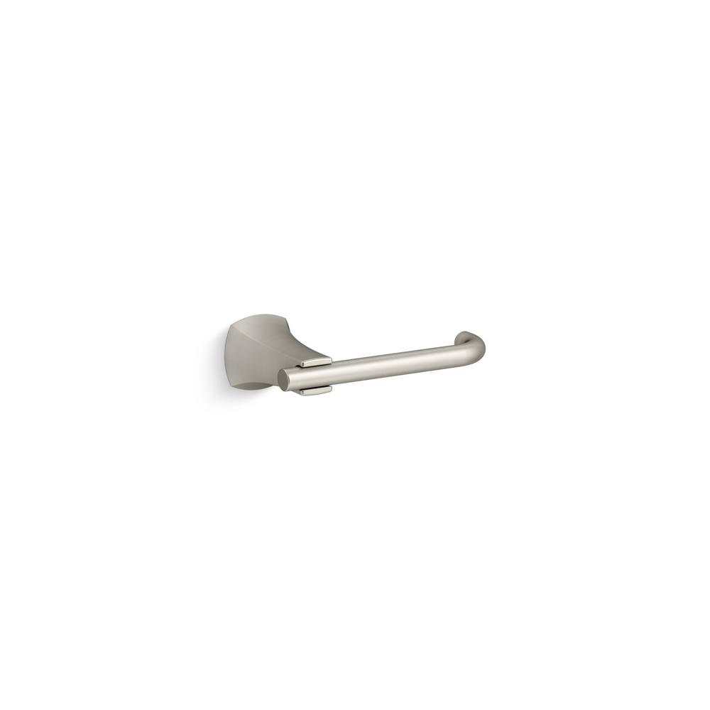 Kohler Bath Accessories The Home Depot Rubicon Toilet Paper Holder In Vibrant Brushed Nickel