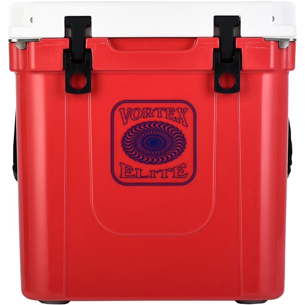 Vortex Elite 33 Qt. RotationalMolded Customizable Cooler System in Red