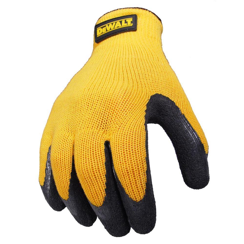 UPC 674326218045 product image for Work Gloves: DEWALT Safety Gloves Textured Rubber Coated Gripper Glove - Medium  | upcitemdb.com