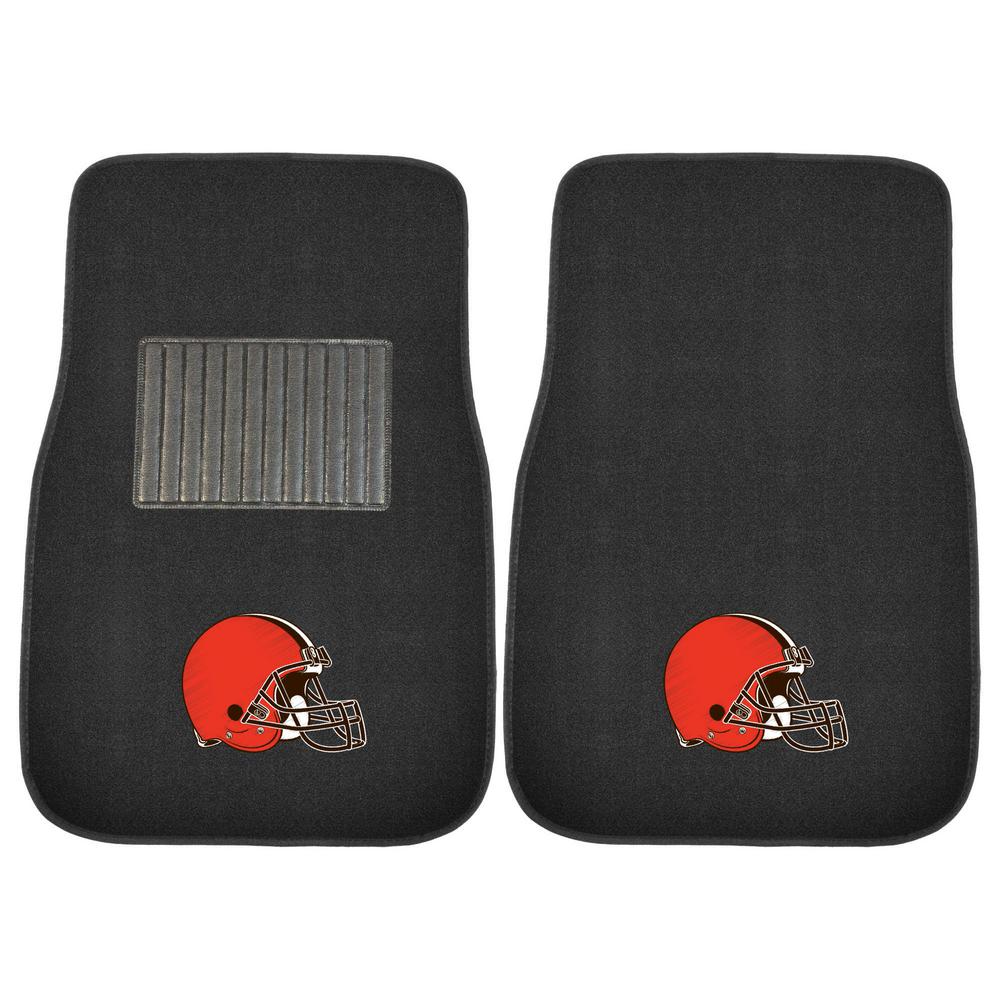 Fanmats Nfl Cleveland Browns 17 In X 25 5 In 2 Piece Set Of