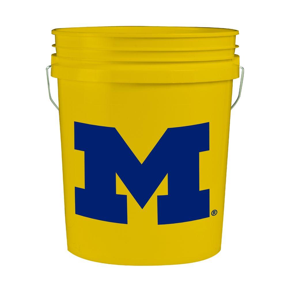 Michigan 5 gal. College Bucket-2841112 - The Home Depot