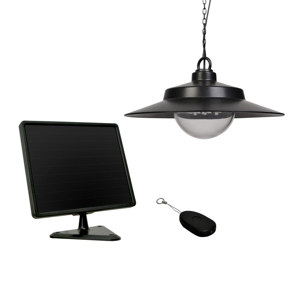 Battery Solar Ed Integrated Led Outdoor Hanging Lights Black Solar Hanging Light With Remote