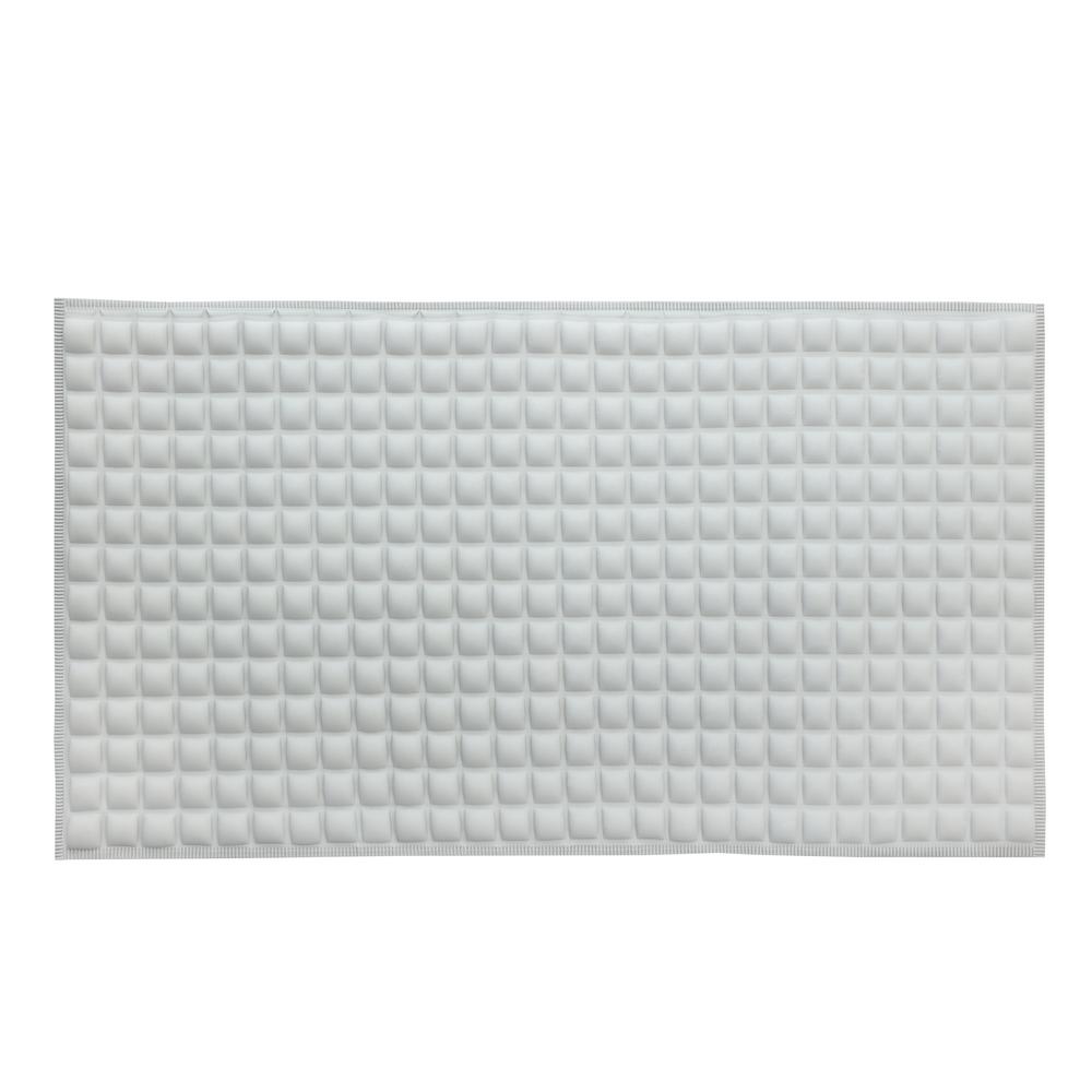 SlipX Solutions 16 in. x 39 in. Extra Long Bath Mat in Gray057041