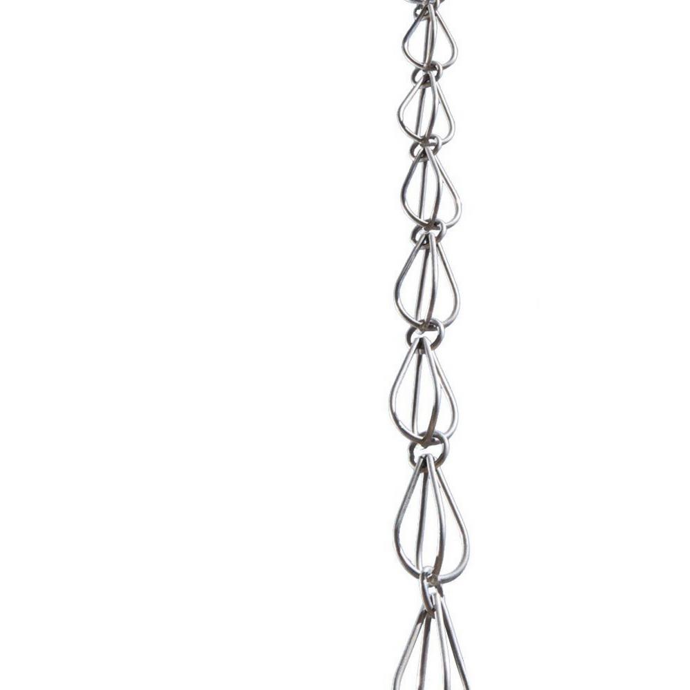 silver rain chain