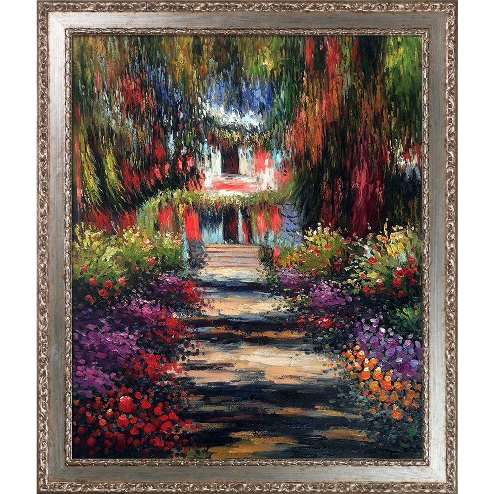 La Pastiche Garden Path At Giverny With Versailles Silver Salon By Claude Monet Framedoil Painting 24 In X 28 Mon858 Fr 51322520x24 The Home Depot - Claude Monet Garden Path At Giverny La Pastiche Garden Path At Giverny With Versailles Silver Salon By Claude Monet Framedoil Painting 24 In X 28 Mon858 Fr 51322520x24 The Home Depot - Claude Monet Garden Path At Giverny