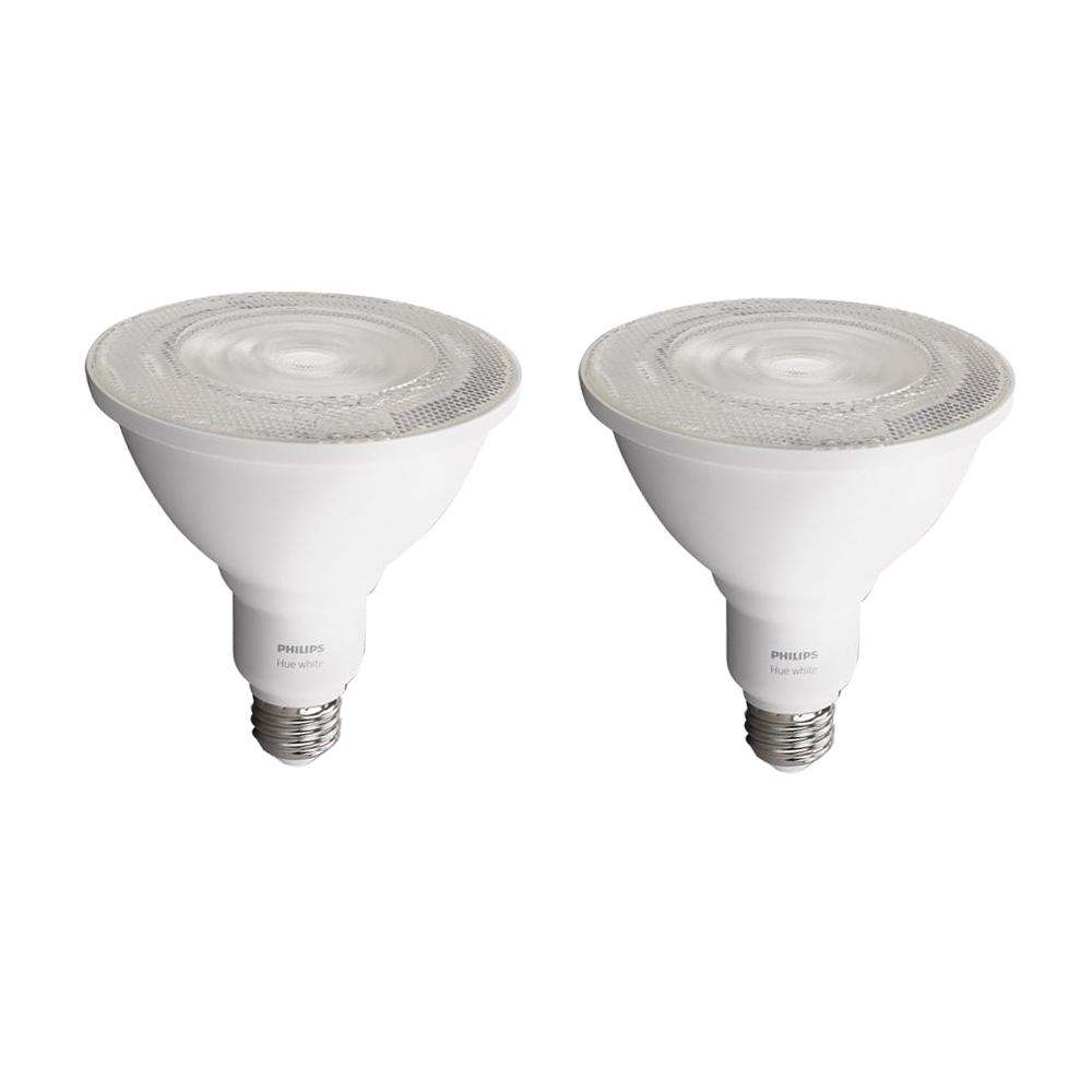 Philips Hue 100 Watt Equivalent Bright White Outdoor Waterproof Philips Hue 100 Watt Equivalent Bright White Outdoor Waterproof Par38 Led Dimmable Smart Wireless