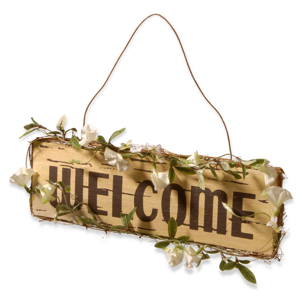 National Tree Company 21 In Welcome In Door Sign Ras Kd030149