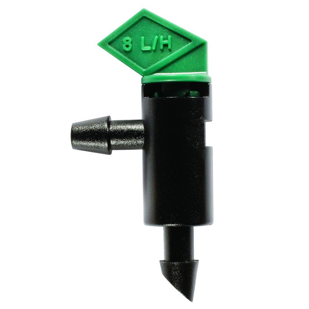 Drip Irrigation Emitter 100-Pack Flag Dripper 2 GPH Flow Rate UV ...