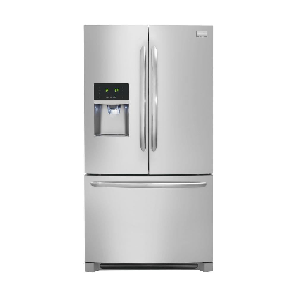 Frigidaire Gallery 27 8 Cu Ft French Door Refrigerator In Smudge Frigidaire Gallery 27 8 Cu Ft French Door Refrigerator In Smudge