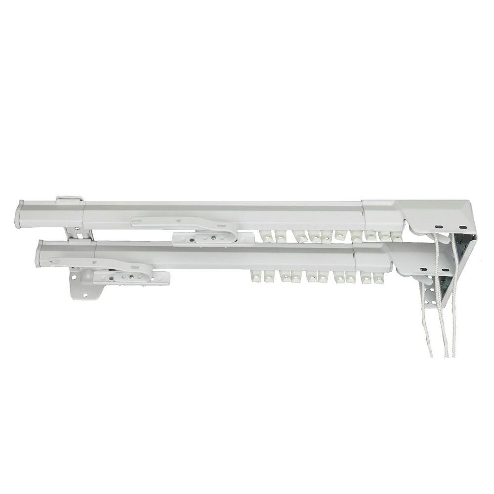 Rod Desyne 66 In 120 Heavy Duty One Way Cord Right Traverse Rod Desyne 66 In 120 Heavy Duty