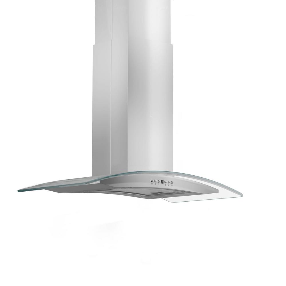 ZLINE 30 in. 760 CFM Island Mount Range Hood in Stainless SteelGL14i