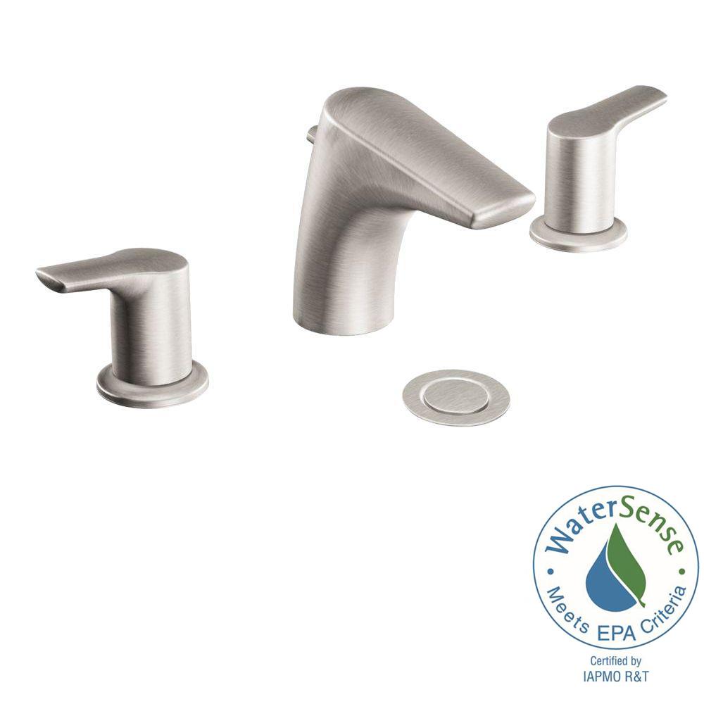 MOEN Method 8 in. Widespread 2Handle LowArc Bathroom Faucet Trim Kit