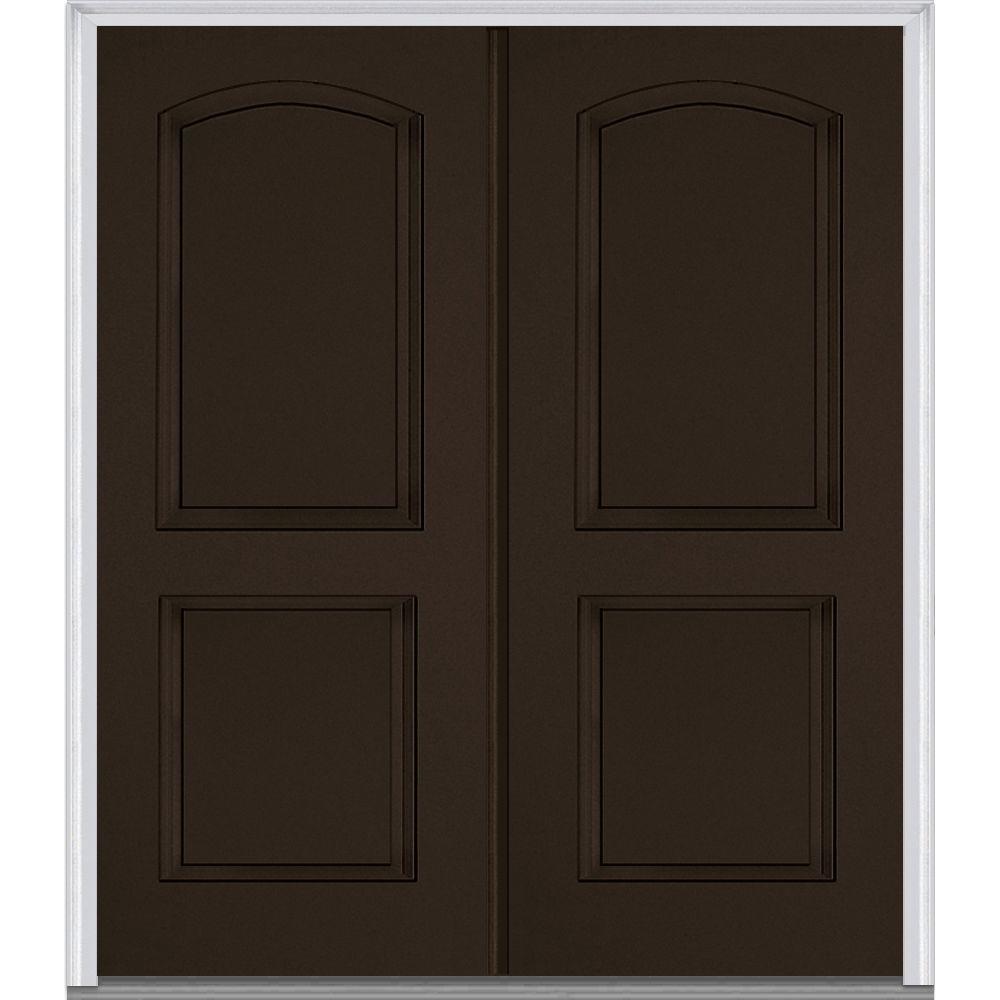 Double Door - Doors Without Glass - Fiberglass Doors - The Home Depot