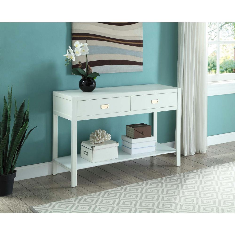 Linon Home Decor Peggy White Console Table 862261wht01u The Depot