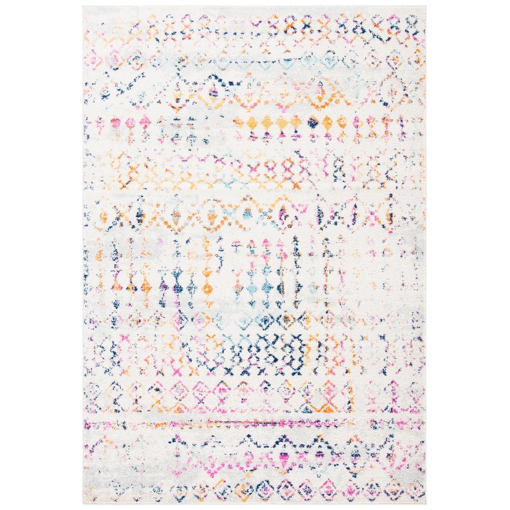 Safavieh Tulum Ivory/Blue 9 ft. x 12 ft. Area RugTUL270C9 The Home Depot