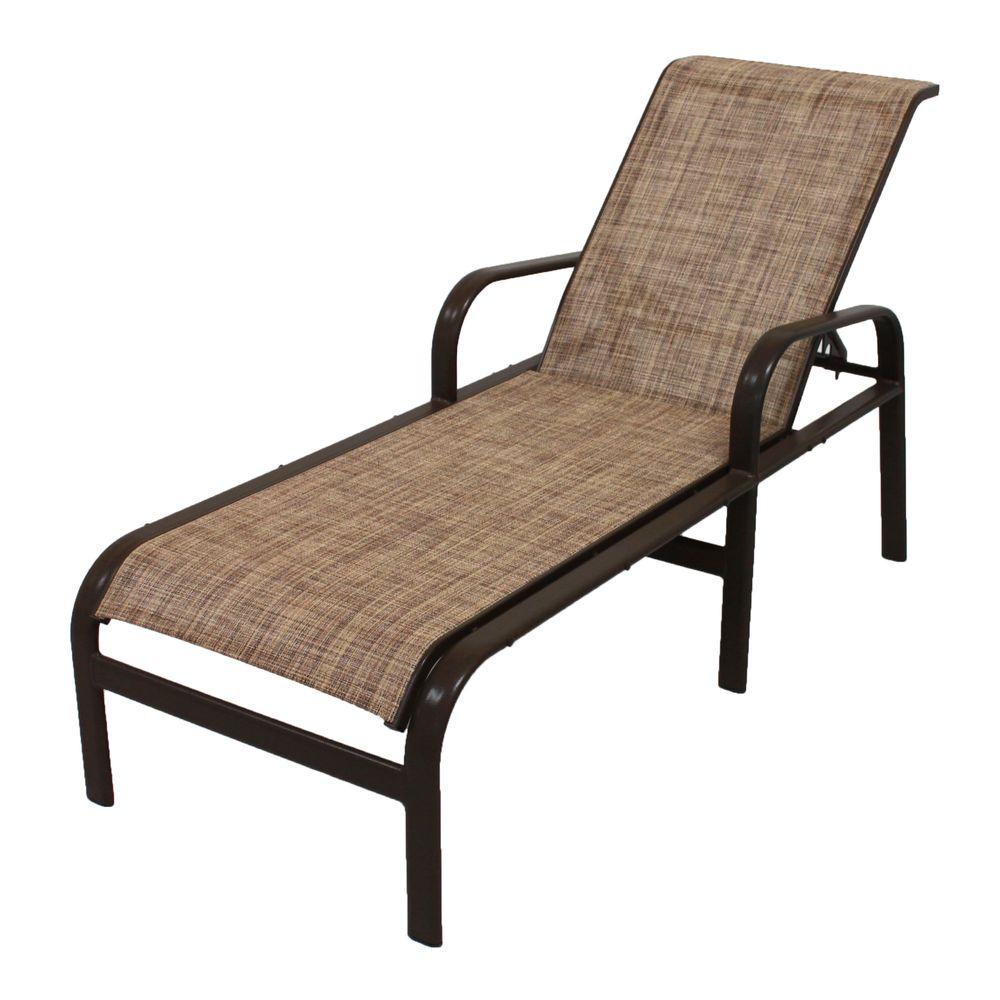 Rust Resistant Outdoor Chaise Lounges Patio Chairs The Home Depot