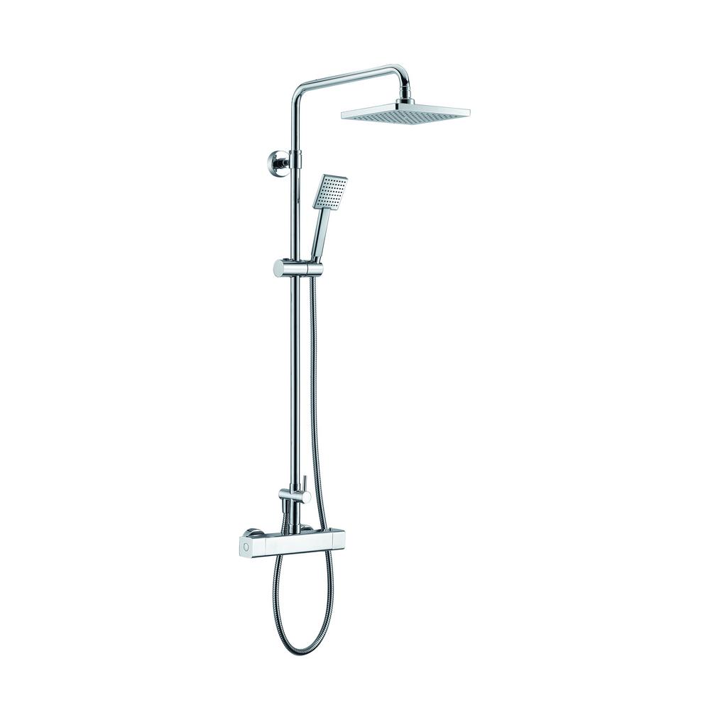 Alfi Brand 1 Spray Dual Showerhead And Handheld With Temperature Control In Polished Chrome Alfi Brand 1 Spray Dual Showerhead And Handheld With Temperature Control In Polished Chrome