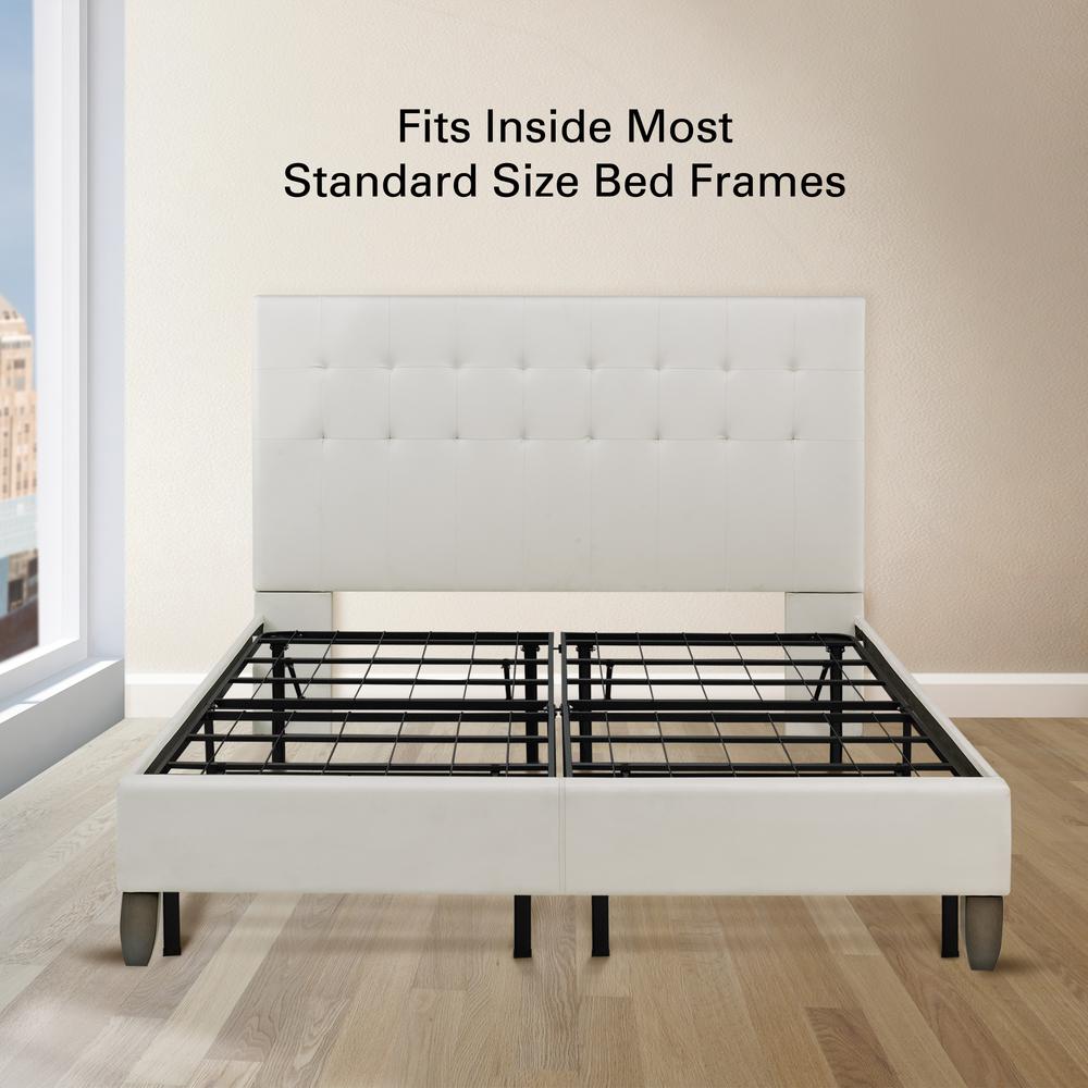 Rest Rite 14 In Queen Metal Platform Bed Frame With Cover Queen Metal Platform Bed Frame